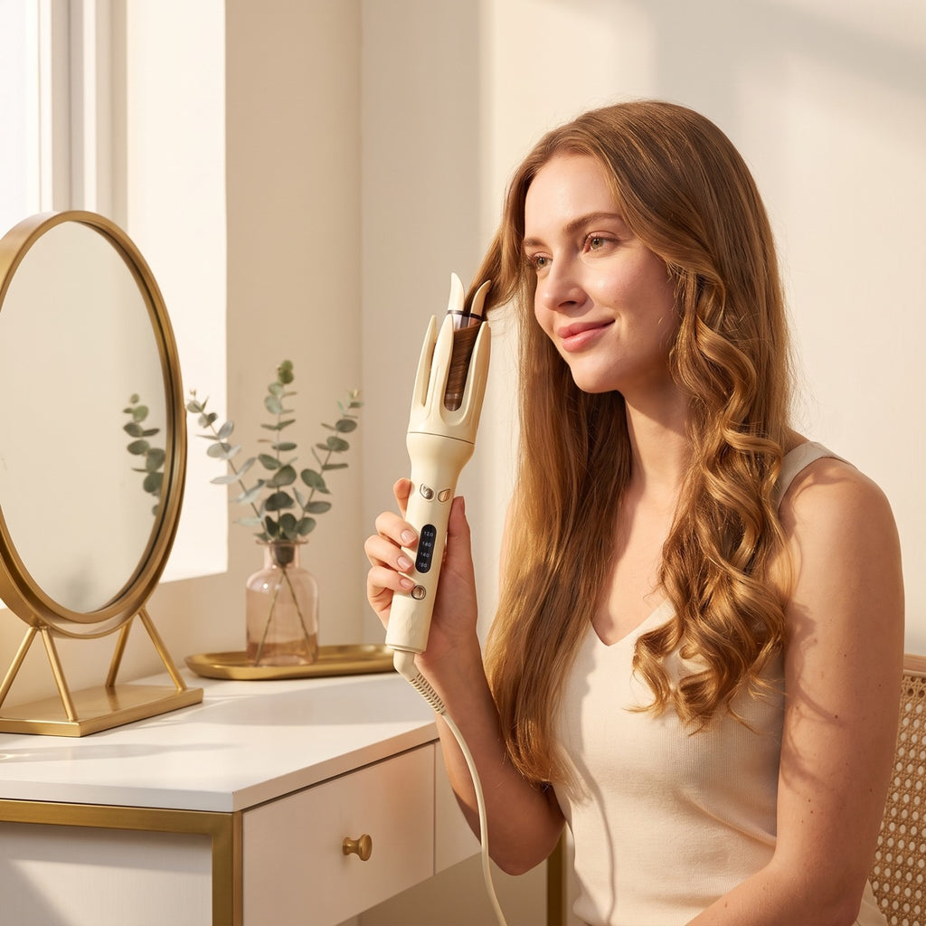 Rizador y ondulador automático para el cabello